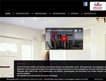 Tablet Screenshot of hiller-kuechen.de